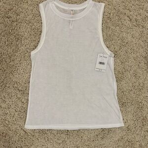 Free People White Knit Top